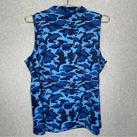 Kinona Keep it Covered Hidden in Sight Blue SPF 50+ Golf Top - Picture 6 of 6